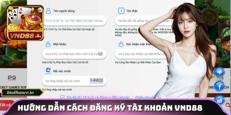 Hướng dẫn cách đăng ký tài khoản VND88 nhanh chóng