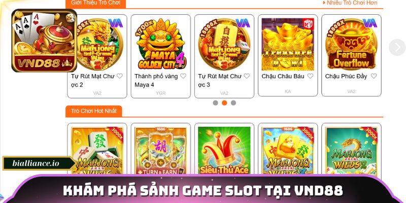 Khám phá các sảnh game hot hit nhất tại nhà cái VND88